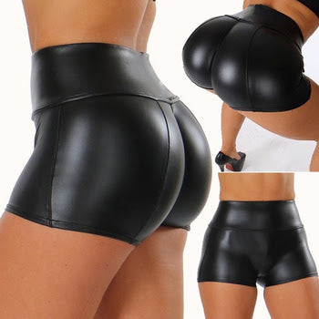 Lingerie, Sexy Women's Shorts Faux PT Leather