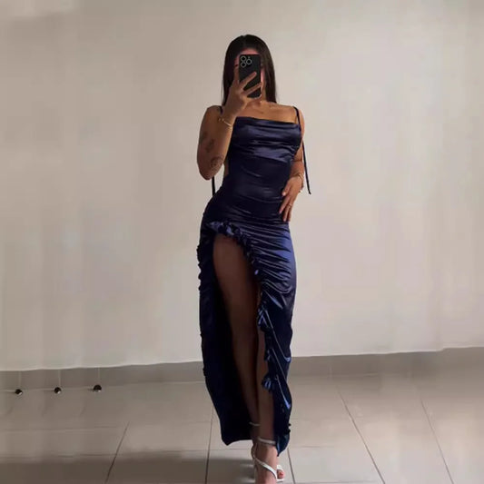 Dress Women Elegant Fashion Beautiful Women's Dresses Party Night Dresses Evening Woman Dresses Y2K Sexy Backless Halter
