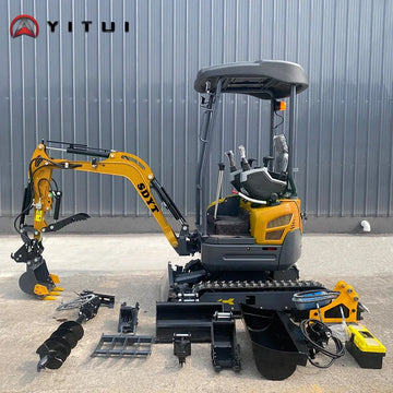Europe Agriculture Mini Excavator 1Ton Top Quality Hydraulic 1000kg Small Digger Crawler Micro Excavator 1.2Ton Customized Price