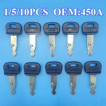 1/5/10PCS Heavy 459A Key Equipment Excavator Digger ELI80-0101 RC411-53933 RC461-53930 For Kubota U15/30/135/155/161/163