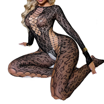 Sexy Lingerie for Women Naughty Fishnet Lingerie Set Bodysuit Outfits Teddy Erotic Mesh Women’s Lingerie Exotic one-piece suit