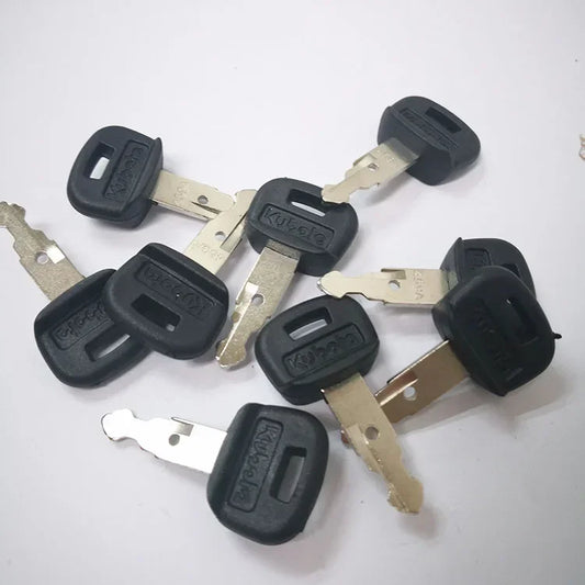 5 Pcs Heavy Equipment 459A Key For Kubota  U15/30/135/155/161/163 Excavator Digger ELI80-0101 RC411-53933 RC461-53930