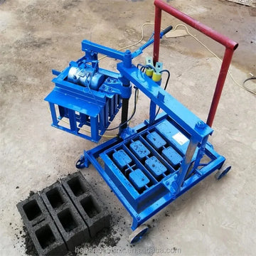 2 Holes Hollow Brick Making Machine Concrete Block Making Machine Small Manual Brick Making Machine