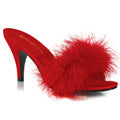 AMOUR-03 Blk Pu-Fur, 3" Heel Item # (SKU): AMO03/BPU Size: 5-16